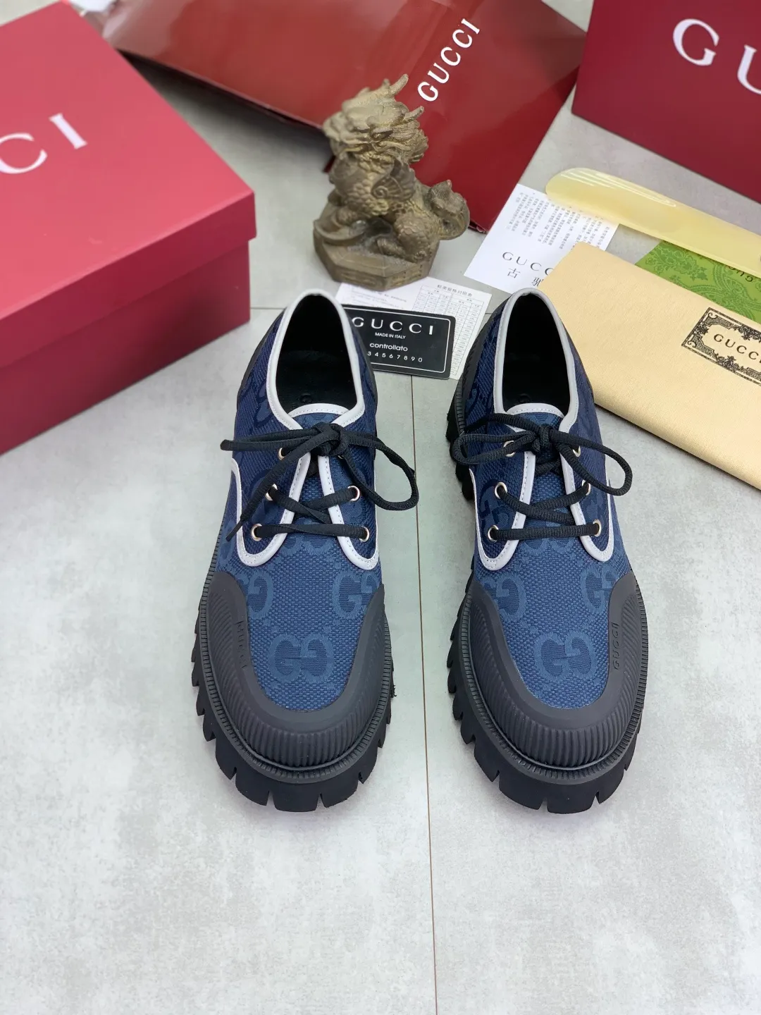 Men's Men's Shoes 💰P420 💰【New Style】 Gucci lazy slip-on couple 🧑‍🤝‍🧑 style high-top leather shoes hot selection (Gucci GUCCI) official website latest Gucci lazy 🎁 leather shoes, hot style 💥 style is simple and elegant, exclusive for trendy men. Unique official website latest brand original double G pressure Floral elements 👑 Original Gucci decoration, fashionable and elegant, fabric original calfskin with double G denim ✅ Fully imported soft sheepskin lining, official website designated wear-resistant lightweight foam business outsole, classic model taken in kind 🎬 Size: 35-46 Various colors available